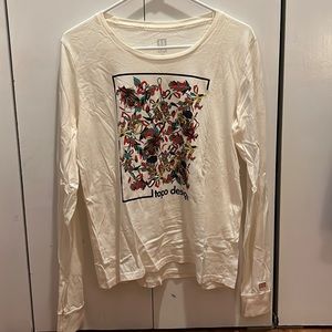 Topo designs, graphic tee, long sleeve